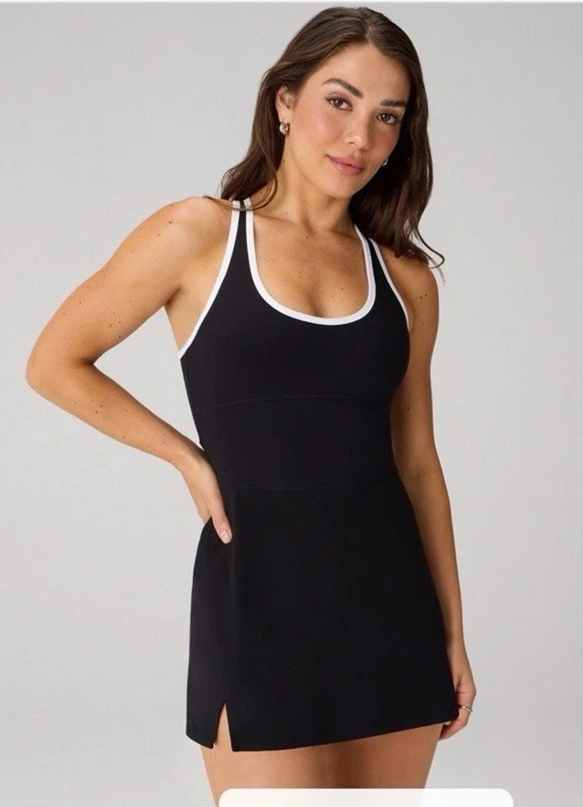 Nwt Fabletics Define Performance Dress Ultra Mini Womend Medium Black